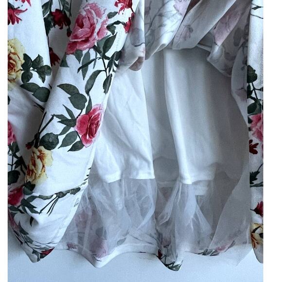 Emerald Sundae White Floral Fit & Flare Dress NWT 2X Plus Romantic Cottagecore - Picture 8 of 10